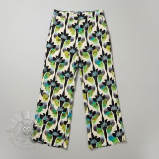 Viskoza s lanom Artificial flower design A digital print