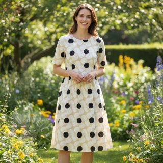 Viskoza s lanom Waxflower design B digital print