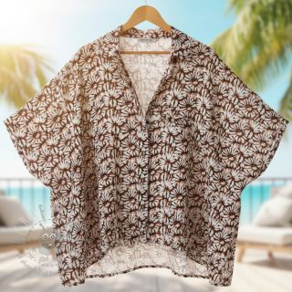 Viskoza s lanom Dandelions digital print