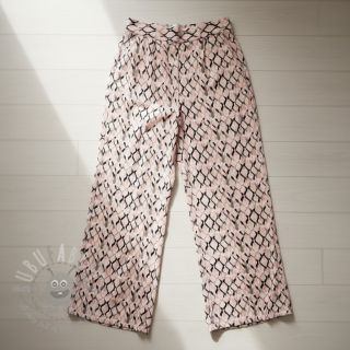 Viskoza s lanom Ivy Diamonds design B digital print