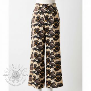 Viskoza s lanom Sunlower design A digital print