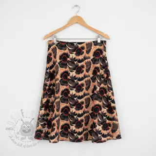 Viskoza s lanom Sunlower design B digital print