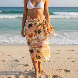 Viskoza s lanom Egypt design B digital print