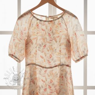 Viskoza s lanom Natural Lin Lissy pink digital print