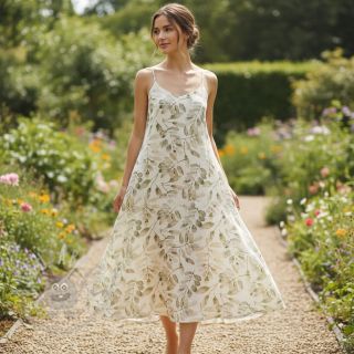 Viskoza s lanom Natural Lin Lissy ecru digital print