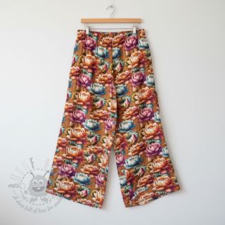 Viskoza s lanom Marigold design C digital print