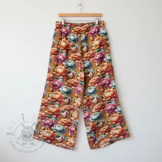 Viskoza s lanom Marigold design C digital print