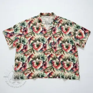 Viskoza s lanom Azalea design A digital print