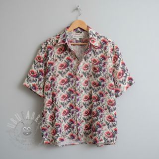 Viskoza s lanom Liana design C digital print