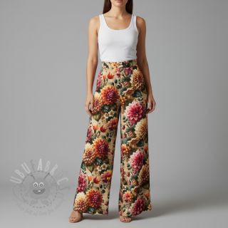 Viskoza s lanom Rosalie design A digital print