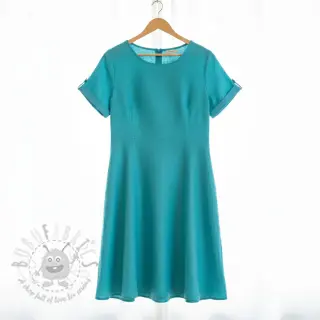 Viskoza s lanom PREMIUM ocean blue