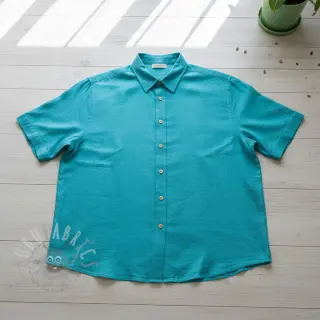 Viskoza s lanom PREMIUM ocean blue