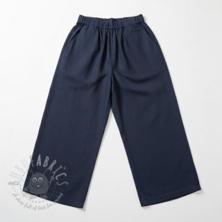 Viskoza s lanom PREMIUM navy blue