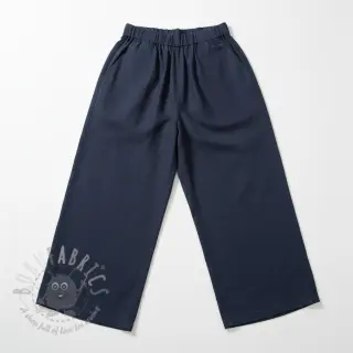 Viskoza s lanom PREMIUM navy blue