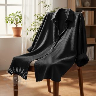 Viskoza s lanom PREMIUM black