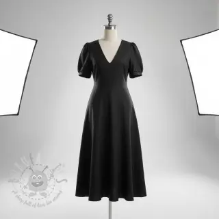 Viskoza s lanom PREMIUM black