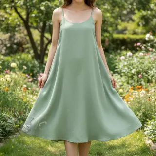 Viskoza s lanom PREMIUM old green