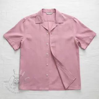 Viskoza s lanom PREMIUM old pink