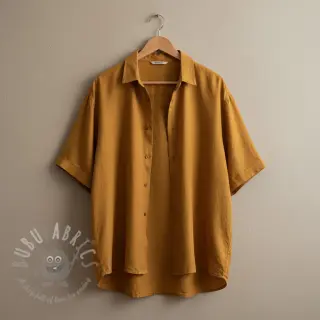 Viskoza s lanom PREMIUM ochre