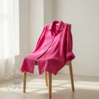 Viskoza s lanom PREMIUM fuchsia
