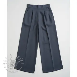 Viskoza s lanom PREMIUM dark grey