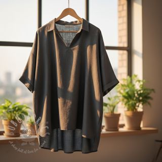 Viskoza s lanom PREMIUM dark grey