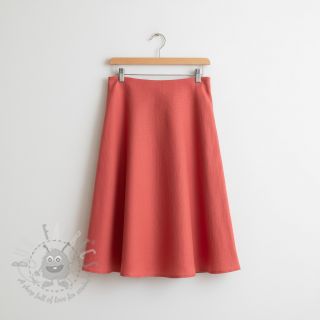 Viskoza s lanom PREMIUM dark coral