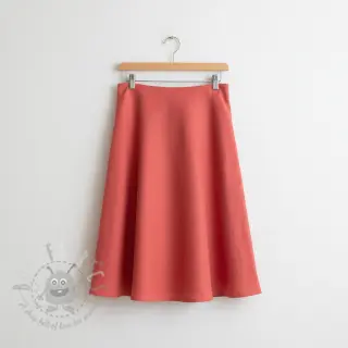 Viskoza s lanom PREMIUM dark coral