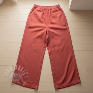 Viskoza s lanom PREMIUM dark coral