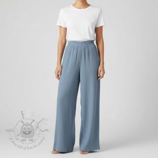 Viskoza s lanom CRINCLE blue shadow