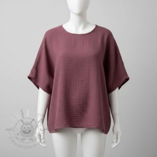 Viskoza s lanom CRINCLE mulberry