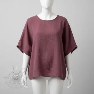 Viskoza s lanom CRINCLE mulberry