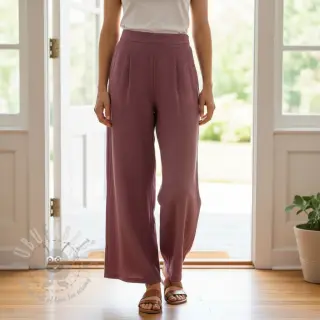 Viskoza s lanom CRINCLE mulberry