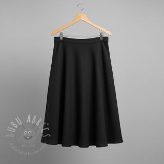 Viskoza s lanom CRINCLE black