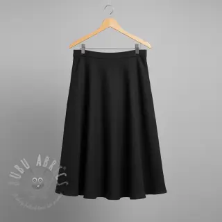 Viskoza s lanom CRINCLE black