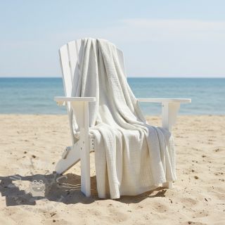 Viskoza s lanom CRINCLE off white