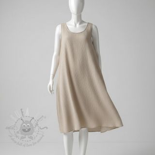 Viskoza s lanom CRINCLE beige