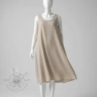 Viskoza s lanom CRINCLE beige