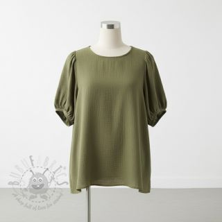 Viskoza s lanom CRINCLE pickle