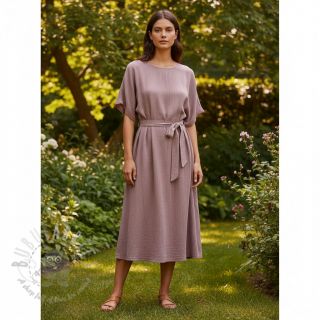 Viskoza s lanom CRINCLE old blush