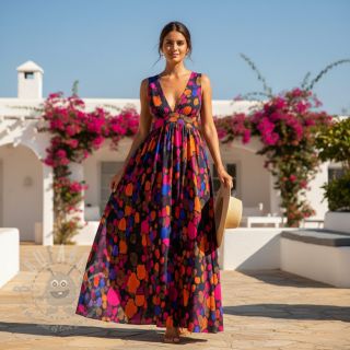 Viskoza SATIN Imagine digital print