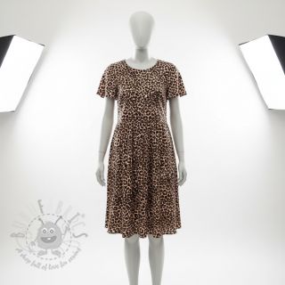 Viskoza SATIN Animal skin digital print