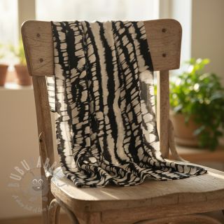 Viskoza RADIANCE Imagine black digital print