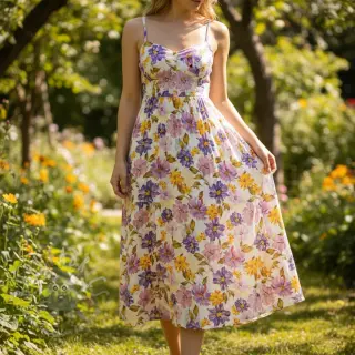 Viskoza RADIANCE Flower Inay digital print