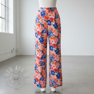 Viskoza RADIANCE Cornelia flowers pink digital print