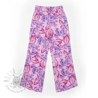 Viskoza RADIANCE Anabella leaves pink digital print
