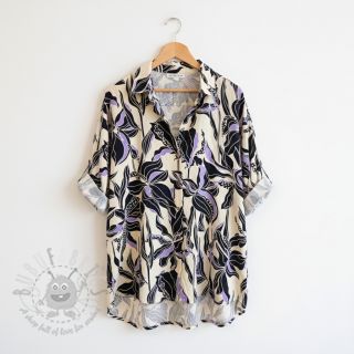 Viskoza ROSELLA STRETCH Flowers