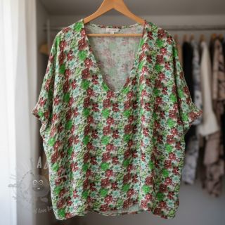 Viskoza RAYON POPLIN Knitted design E digital print