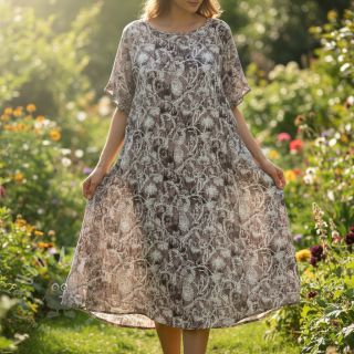 Viskoza RAYON POPLIN Pattern design G digital print