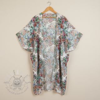 Viskoza RAYON POPLIN Fantasy floral design D digital print